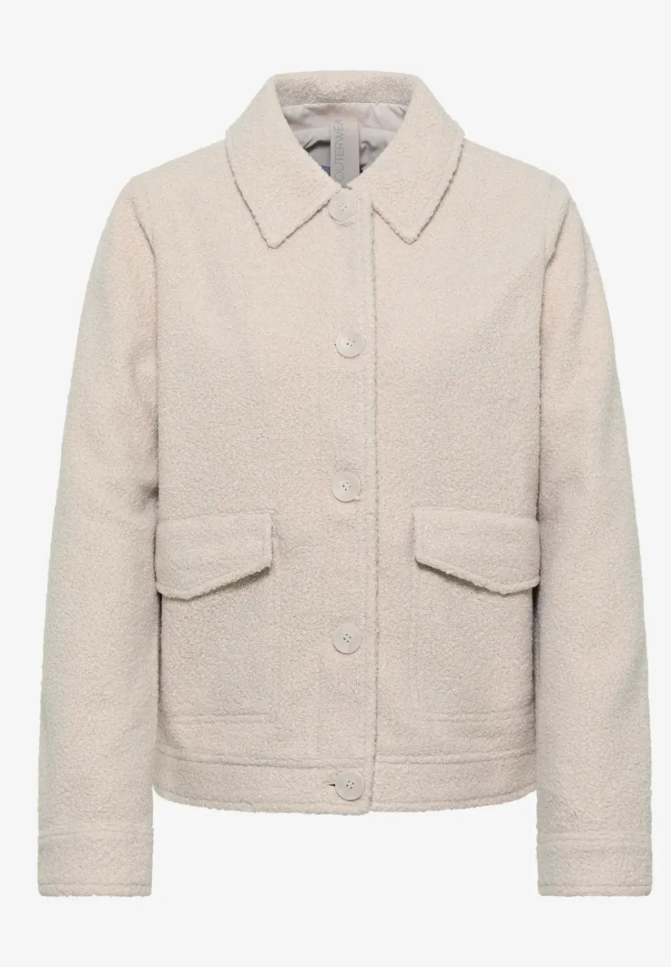 Jacke in Wolloptik