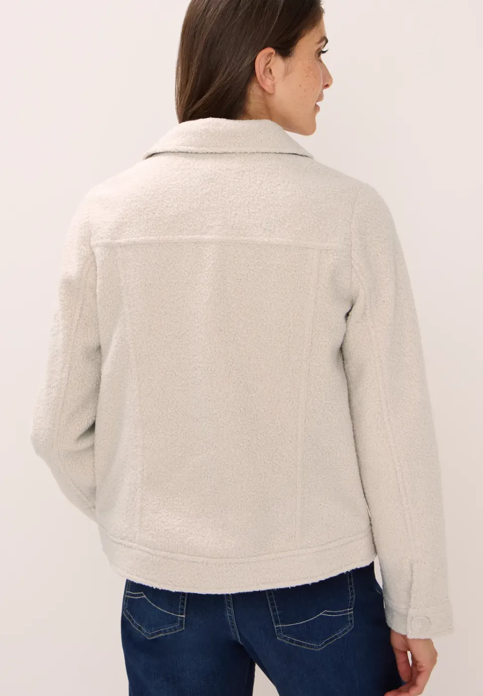 Jacke in Wolloptik