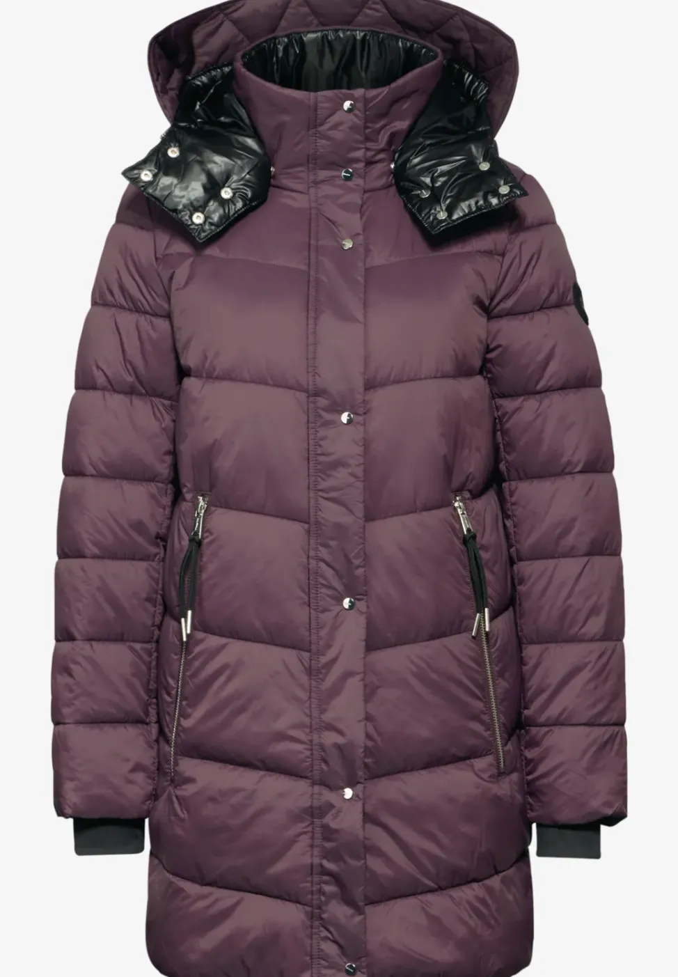 Jacke mit abnehmbarer Kapuze