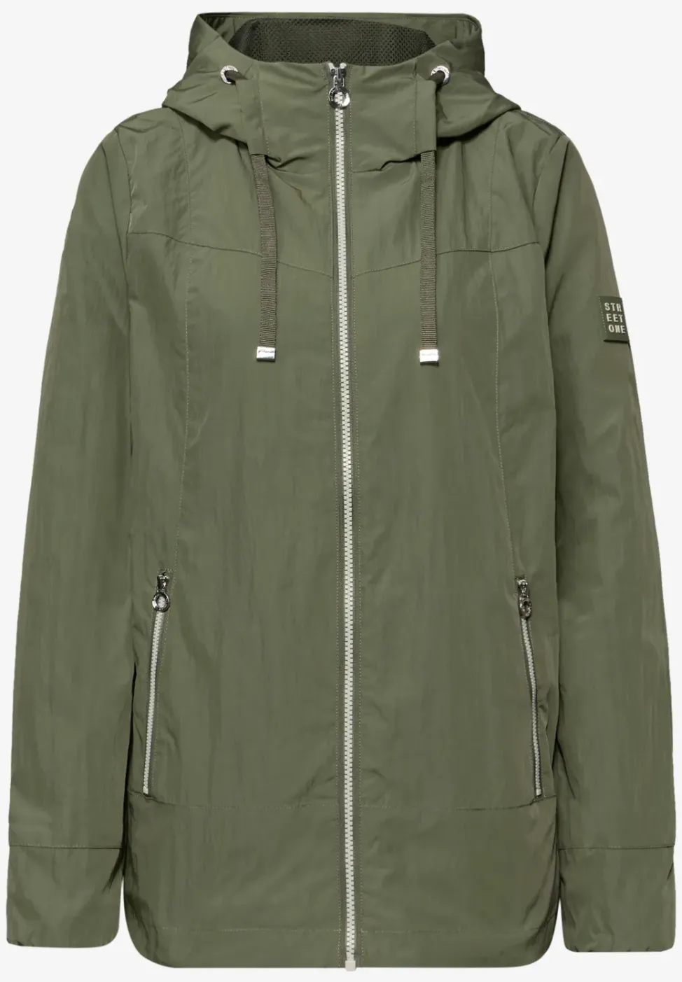 Jacke mit Kapuze und Zipper
