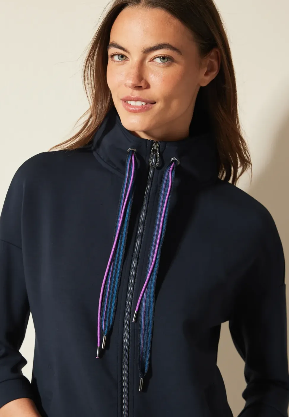 Jacke mit Stehkragen