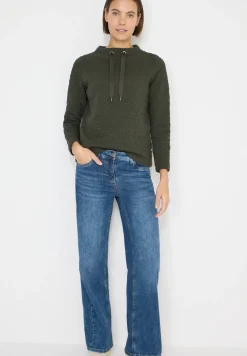 Jacquard Funnel Neck Shirt