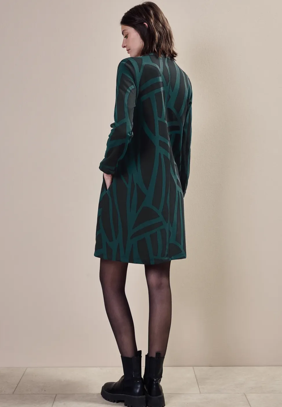 Jaquard-Kleid