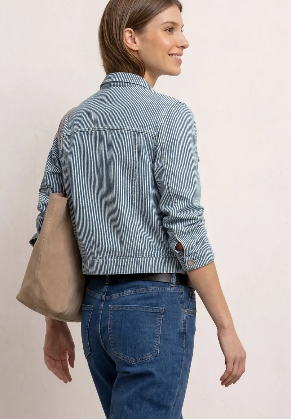Jeans Blouson mit Reißverschluss