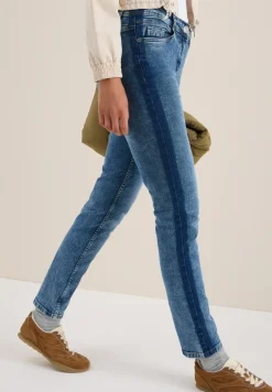 Jeans mit Galonstreifen