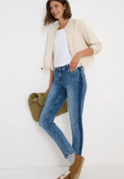 Jeans mit Galonstreifen