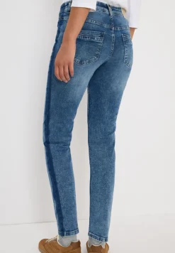 Jeans mit Galonstreifen