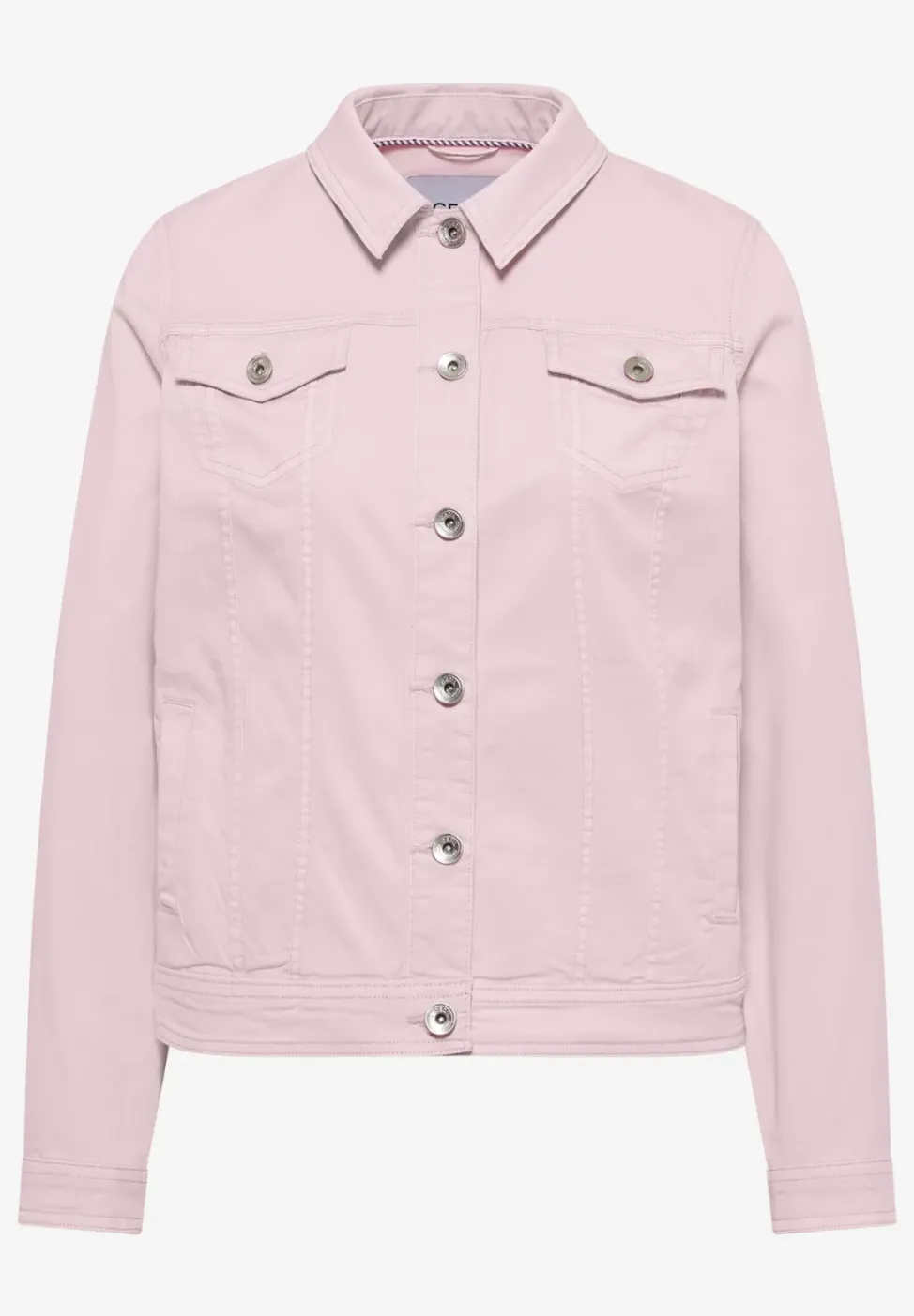 Jeansjacke im Colored-Denim-Look
