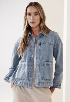 Jeansjacke in heller Waschung