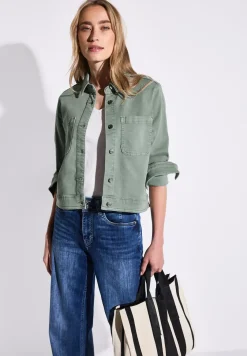 Jeansjacke mit Brusttaschen