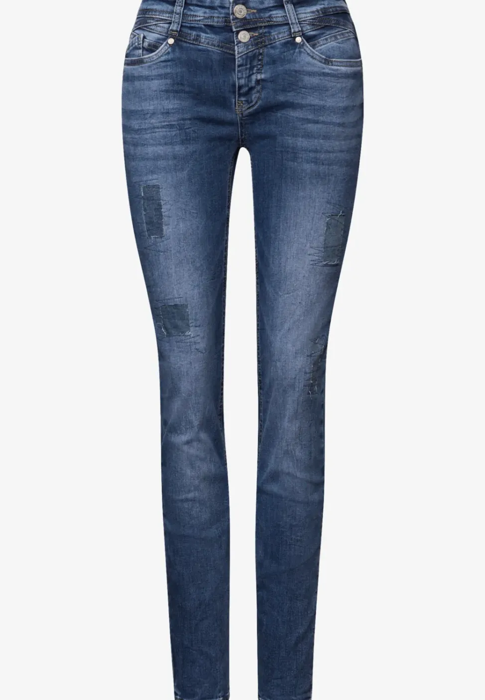 Jeans mit Destroyed Details