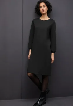 Jersey-Kleid in Unifarbe