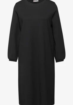 Jersey-Kleid in Unifarbe