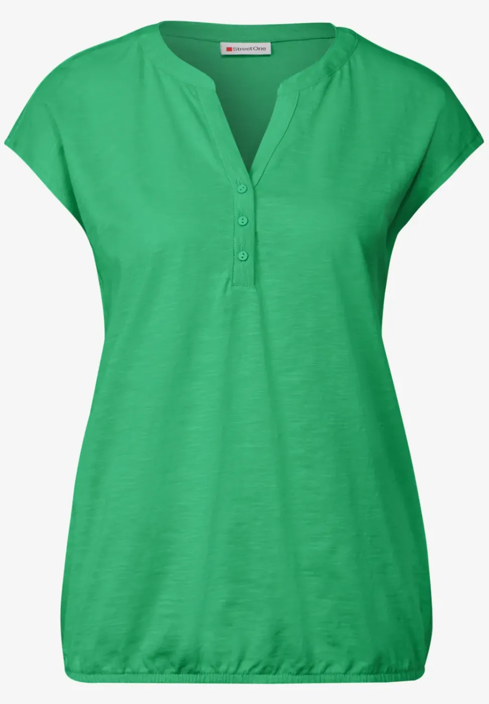 Jersey Shirt im Tunika-Look