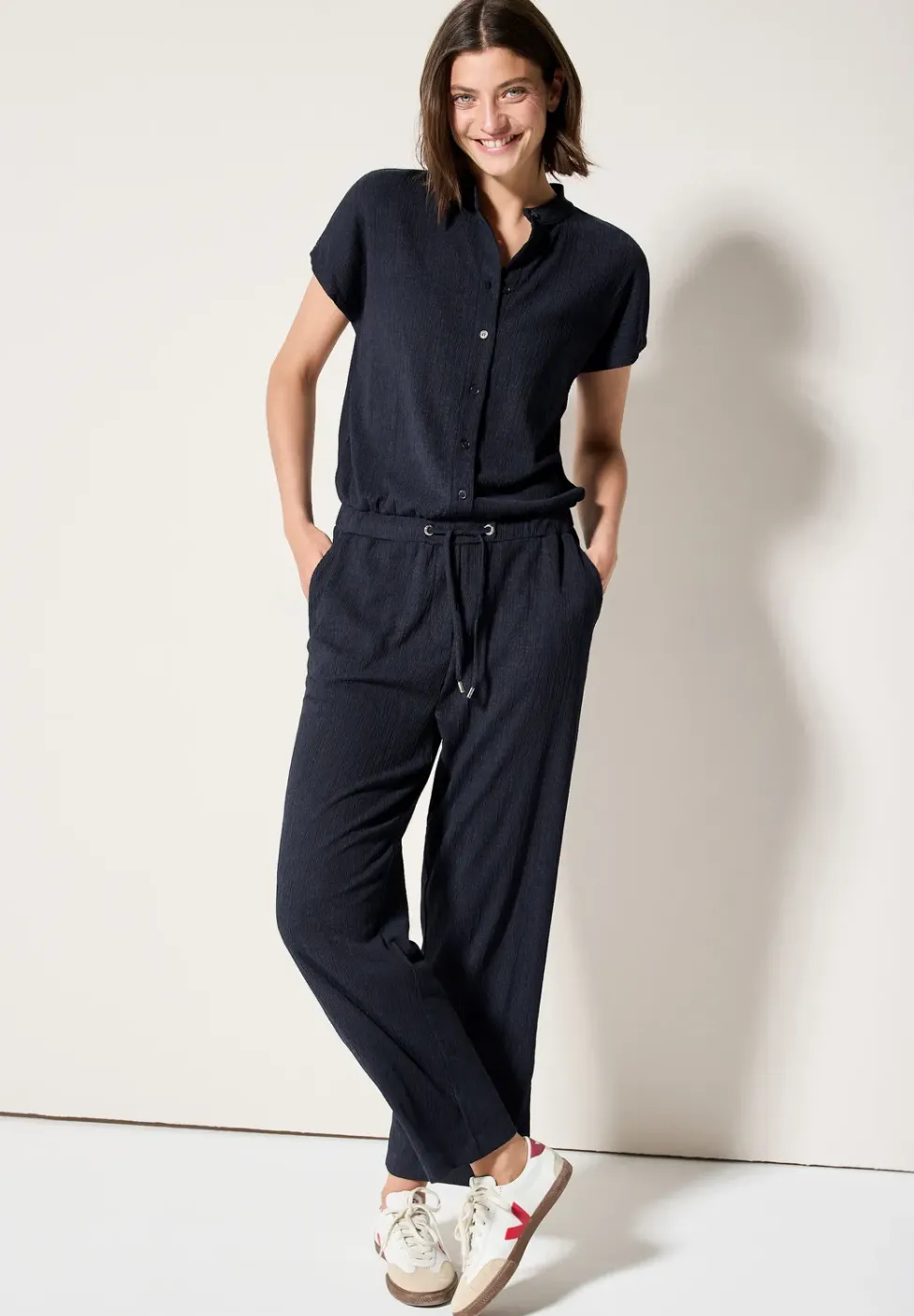 Jumpsuit mit Struktur