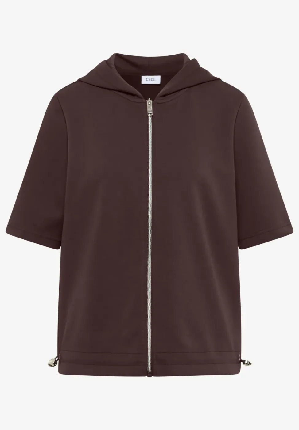 Kapuzenjacke mit seitlichen Tunnelzügen