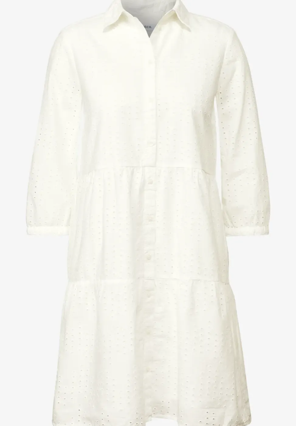 Kleid mit Lochstickerei