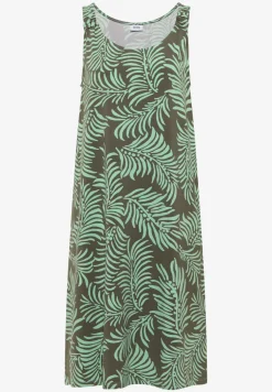Knielanges Kleid aus Jersey mit Print