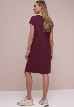 Knielanges Kleid aus Jersey