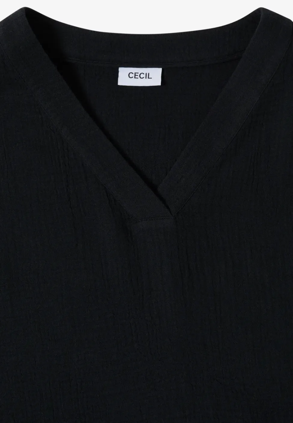 Knielanges Kleid in Musselinqualität