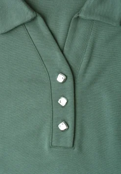 Knielanges Kleid in Unifarbe