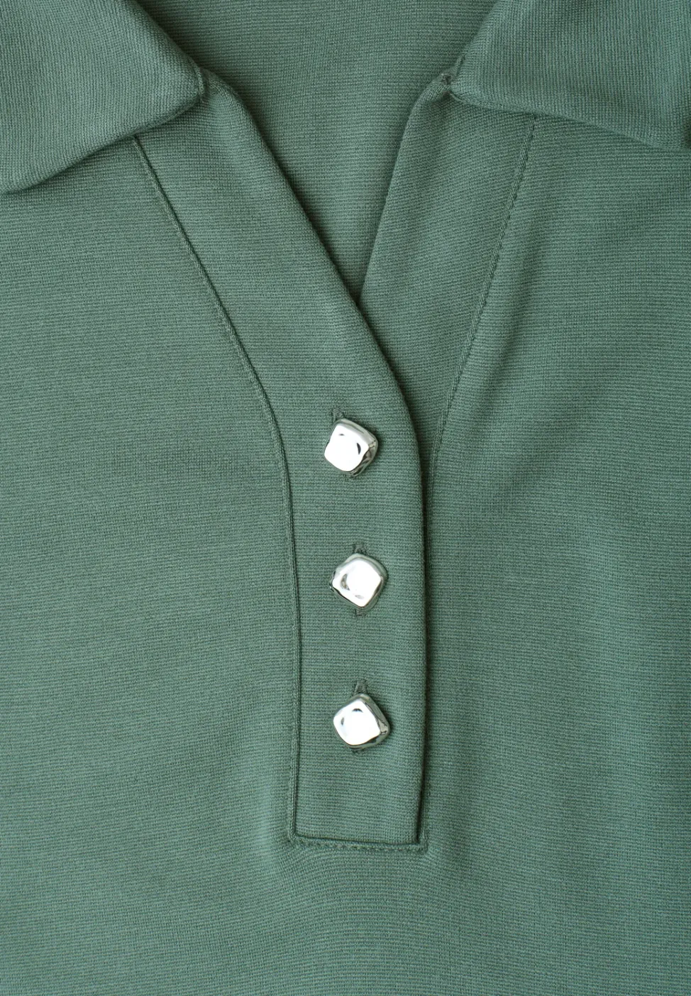 Knielanges Kleid in Unifarbe