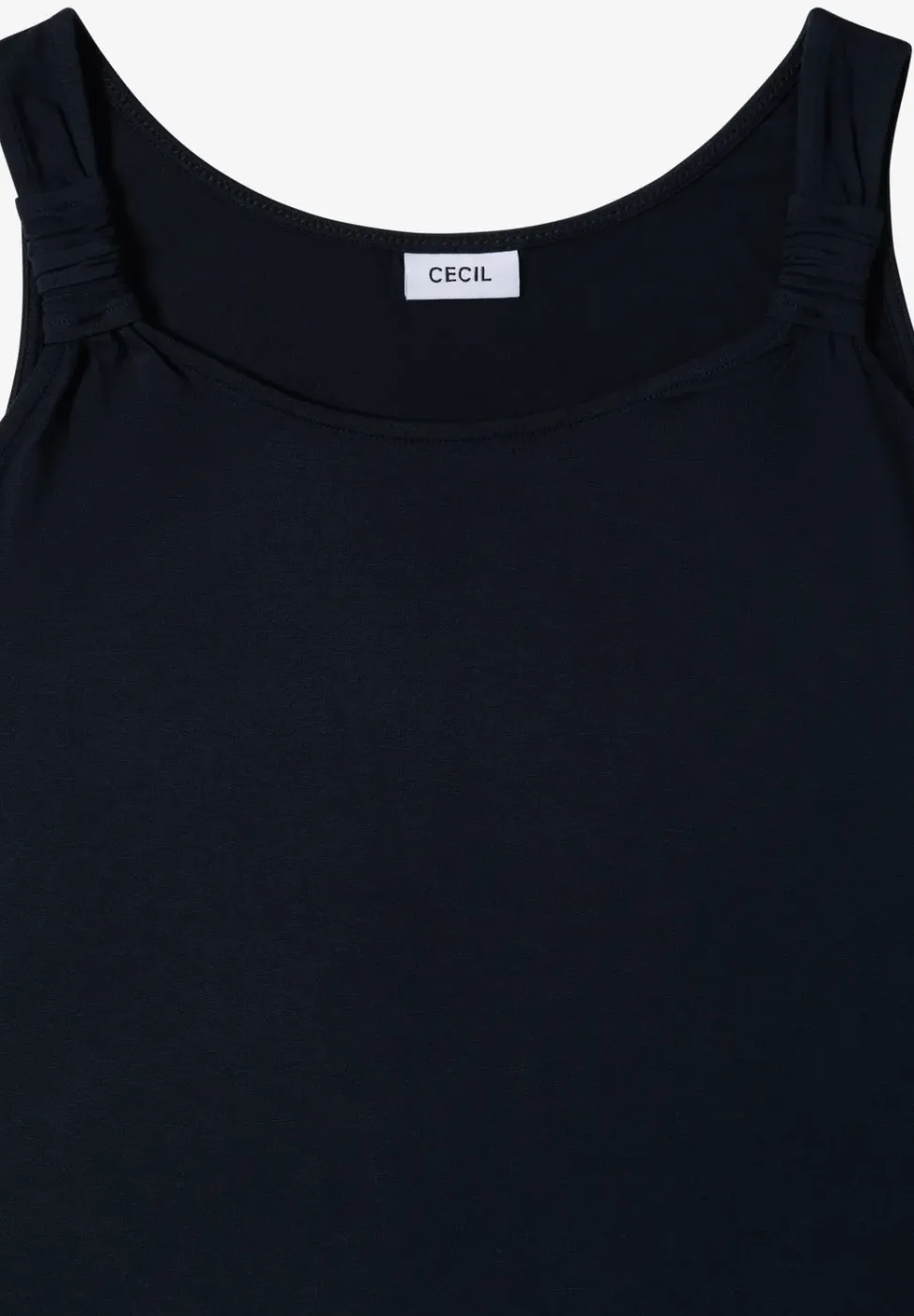 Knielanges Kleid mit Knotendetail