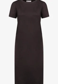 Knielanges Kleid mit Raffung