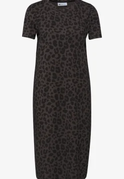 Knielanges Kleid mit Raffung