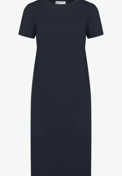 Knielanges Kleid mit Raffung