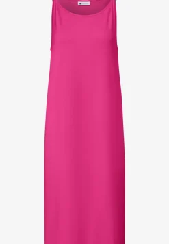 Knielanges Kleid mit Schnallendetail