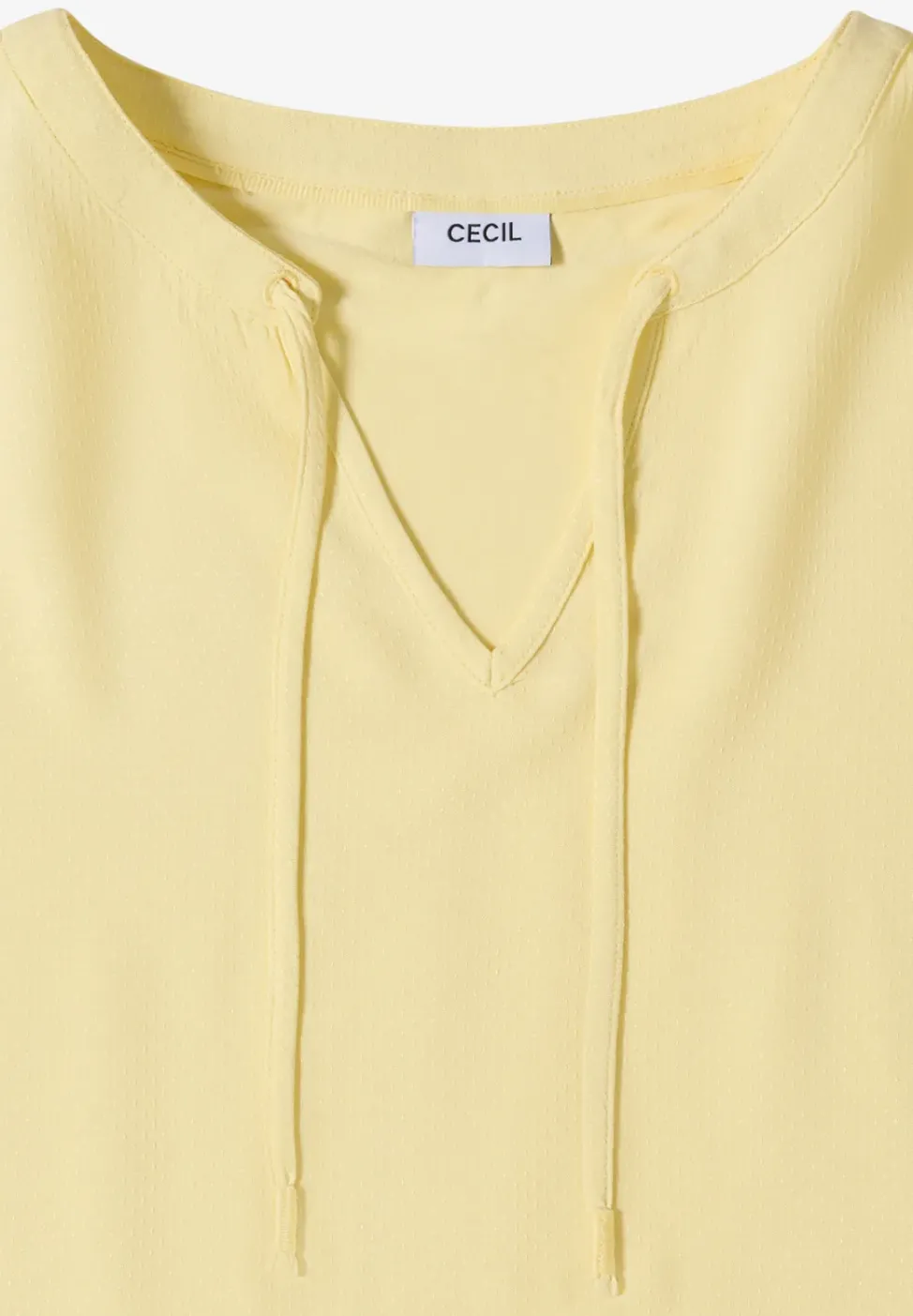 Kurzarm Bluse mit Strukturmix