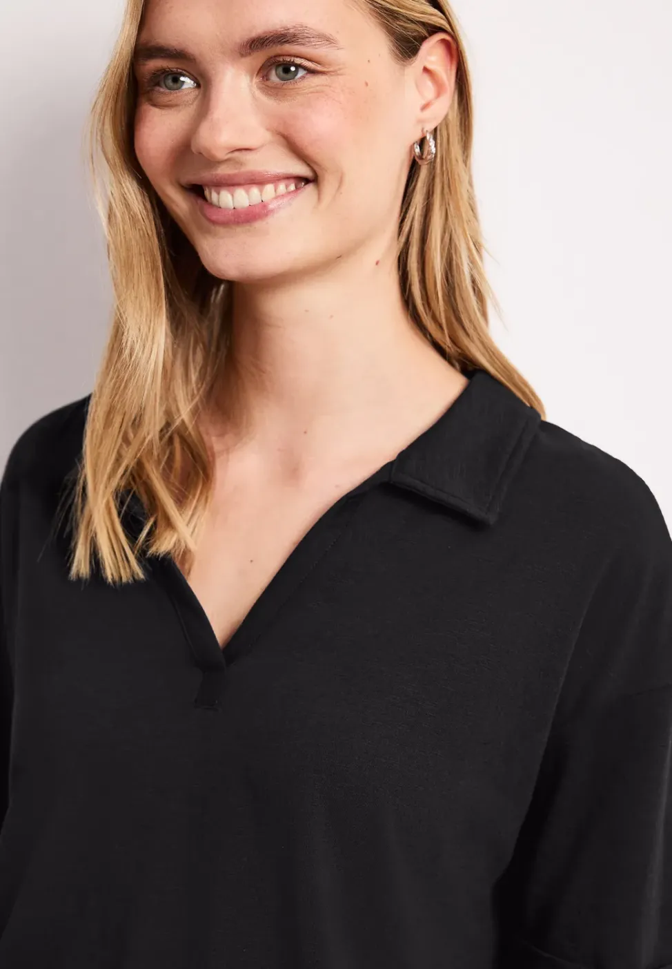Kurzarm Poloshirt aus Jersey