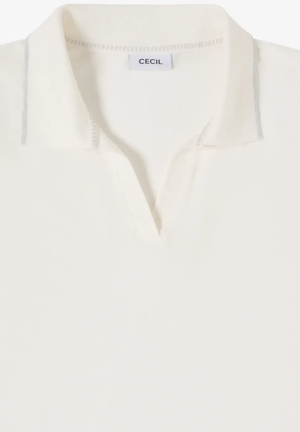 Kurzarm Poloshirt aus Piqué Ware