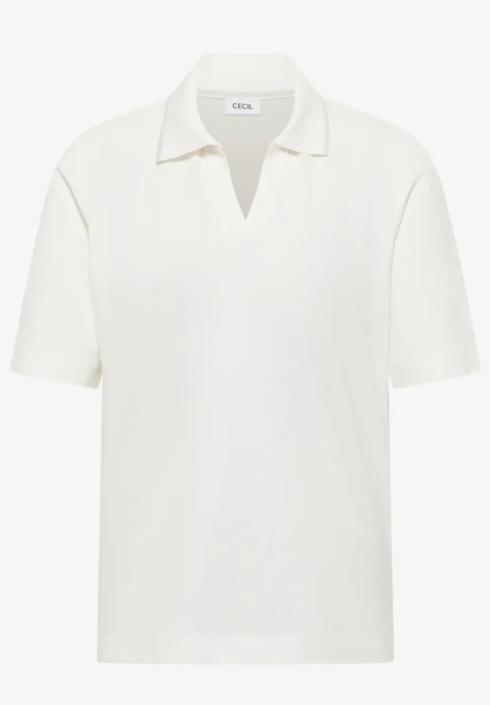 Kurzarm Poloshirt aus Piqué Ware