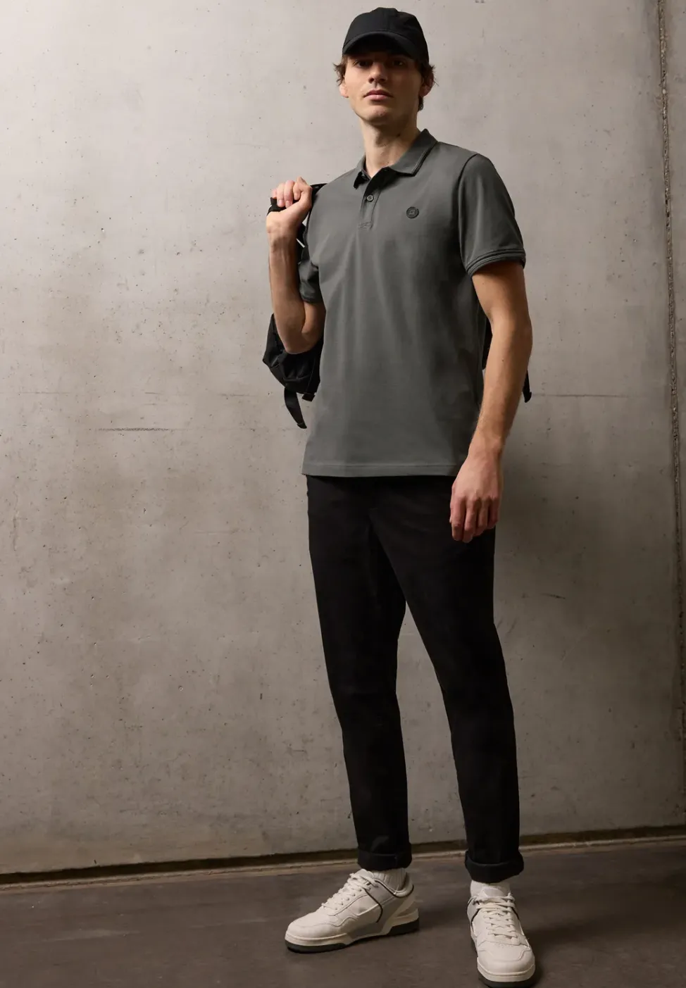 Kurzarm Poloshirt in Stretchqualität