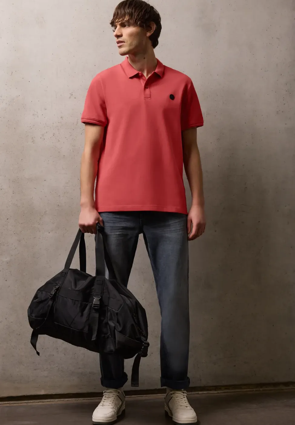 Kurzarm Poloshirt in Stretchqualität