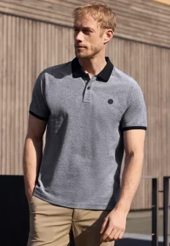 Kurzarm Poloshirt mit Kontrastdetails
