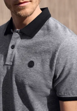 Kurzarm Poloshirt mit Kontrastdetails