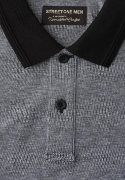 Kurzarm Poloshirt mit Kontrastdetails
