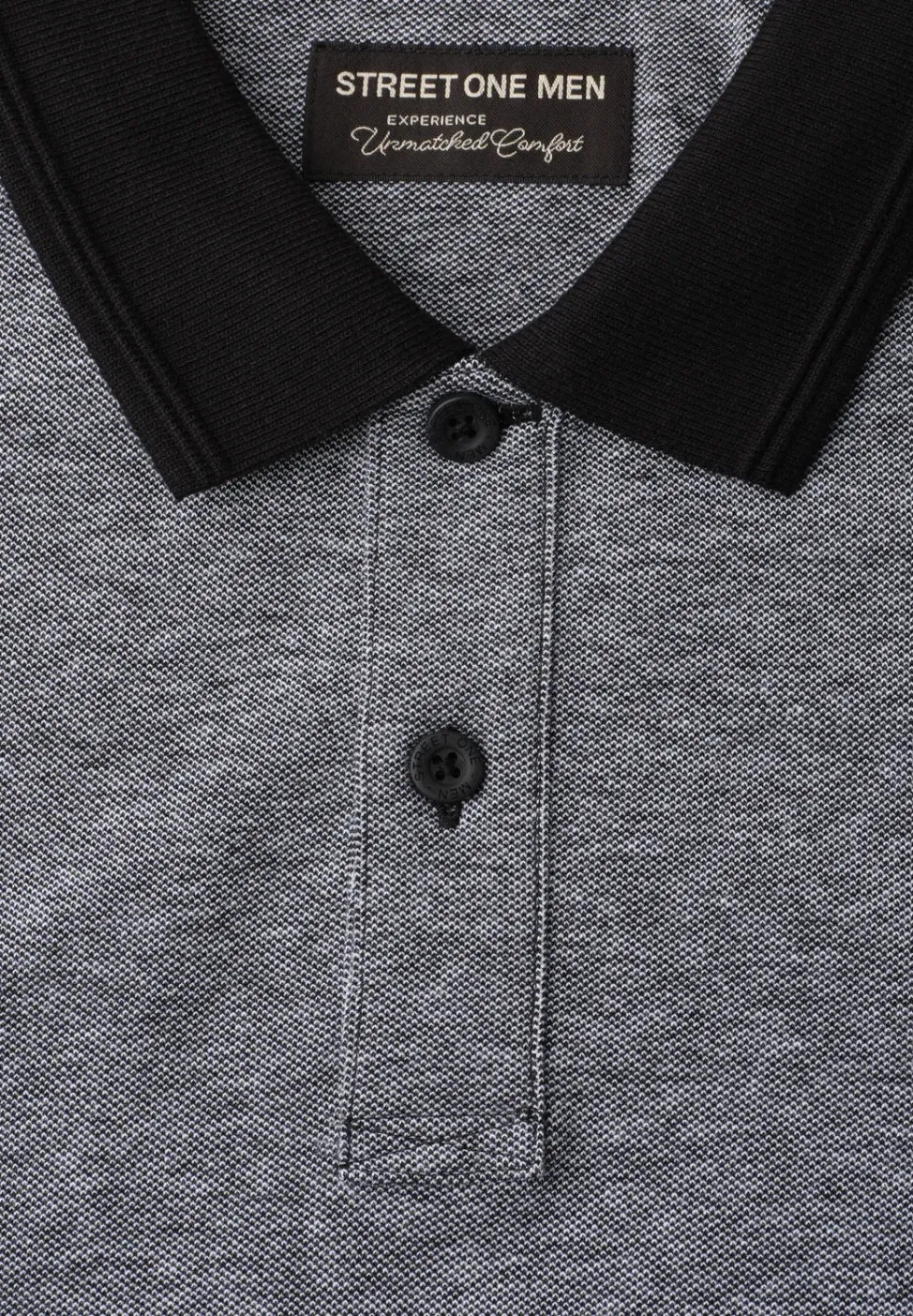 Kurzarm Poloshirt mit Kontrastdetails