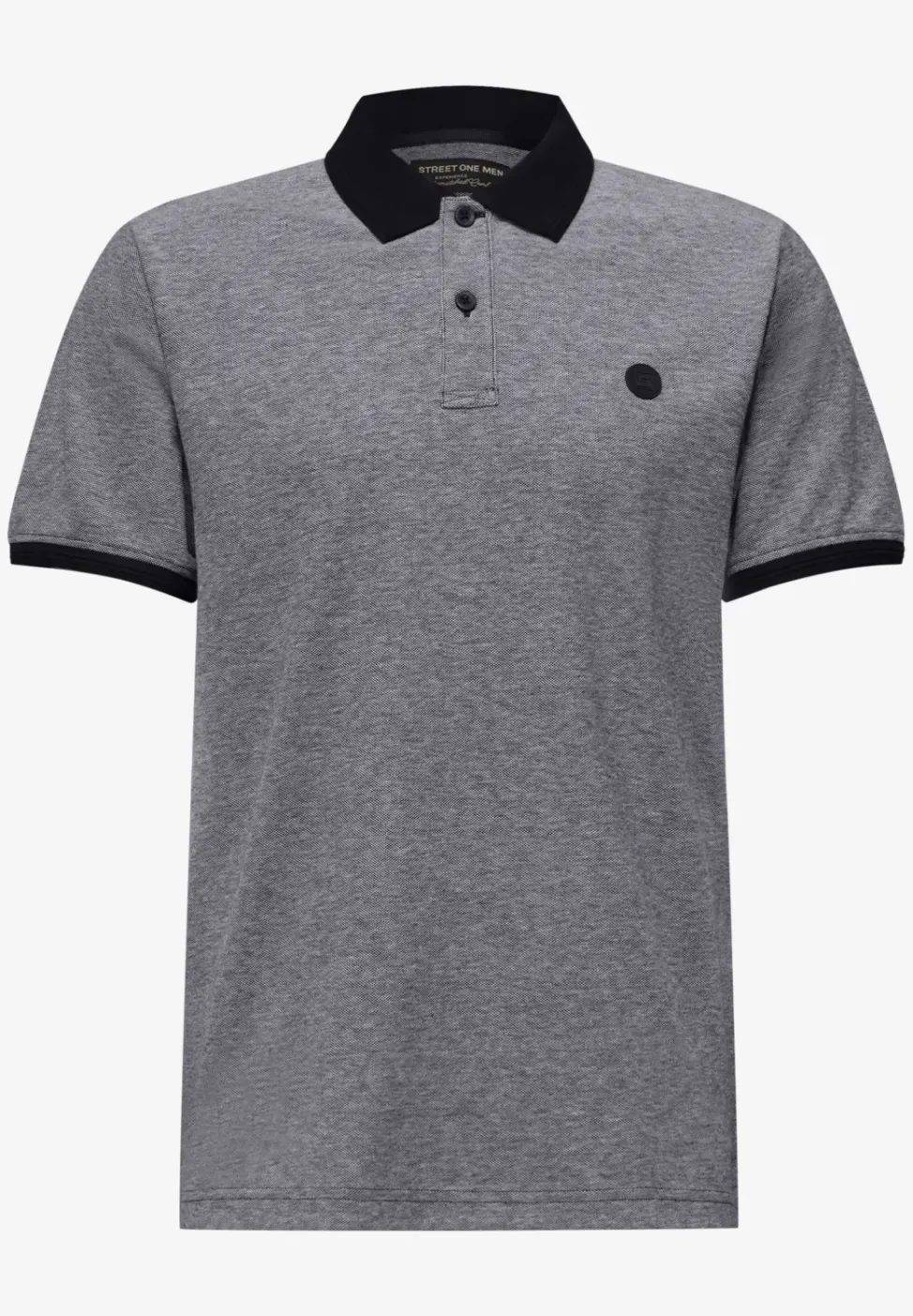 Kurzarm Poloshirt mit Kontrastdetails