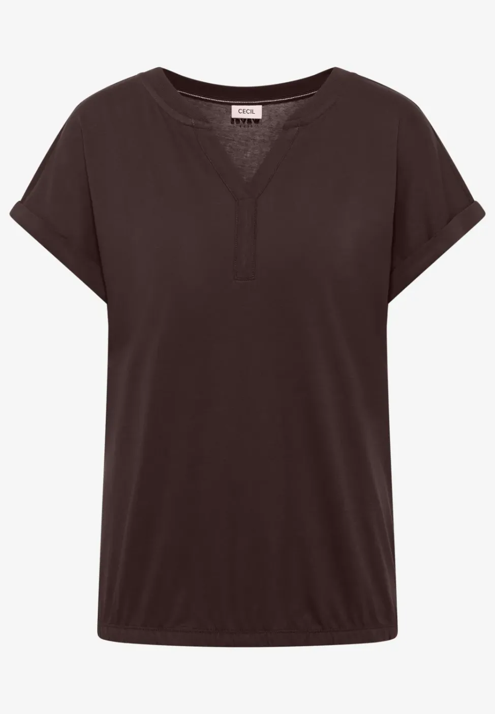 Kurzarm Shirt im Tunika-Look