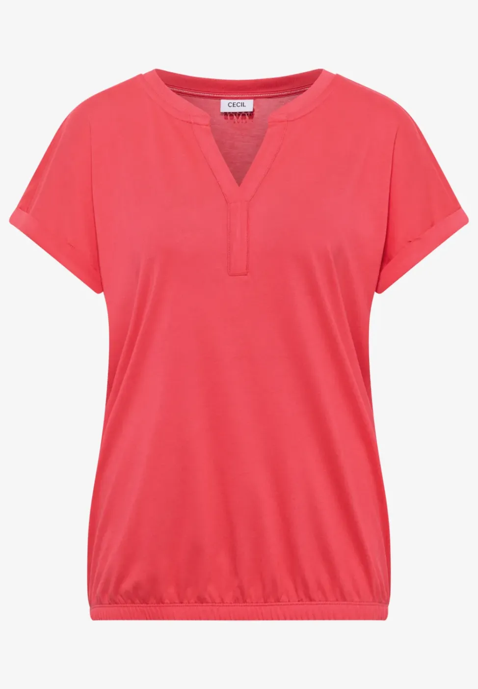 Kurzarm Shirt im Tunika-Look