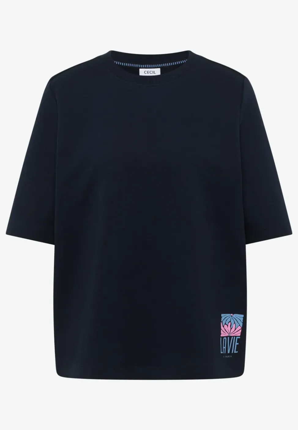 Kurzarm Sweatshirt mit Backprint