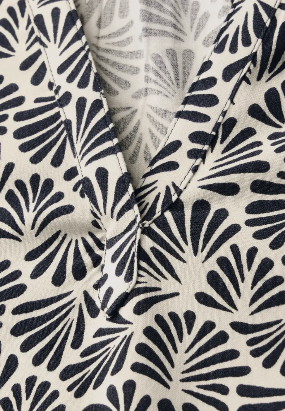 Kurzarmbluse mit Print