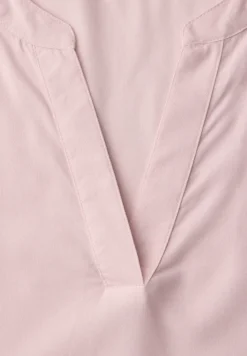 Kurzarm Bluse mit Turn-Up