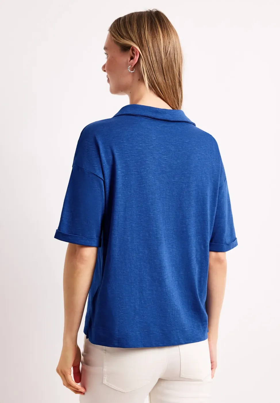 Kurzarm Poloshirt aus Jersey