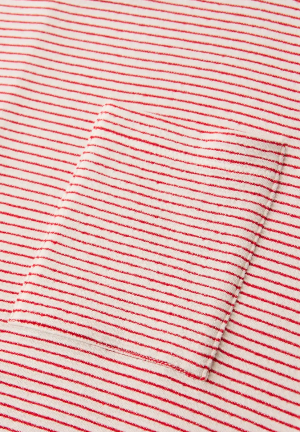 Kurzarmshirt mit Strukturstreifen