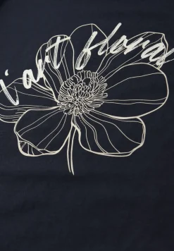 Kurzarm Shirt mit floralem Artwork